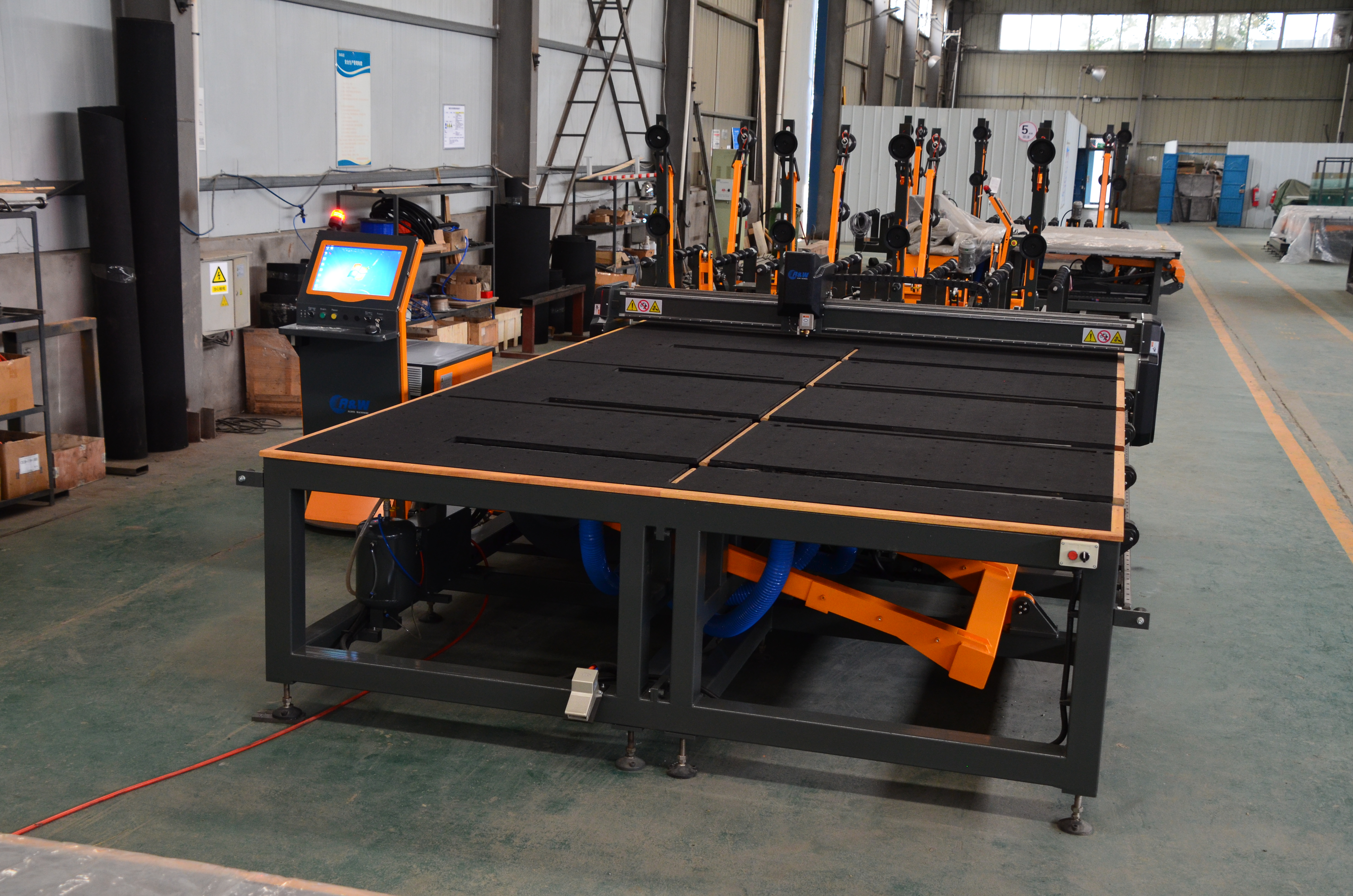 Glass cutting table customer case 2010- Mexico